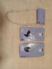 Lot Of 3 Varied Claire's Jewelry Necklaces. MSRP 43/lot. Great For Presents 