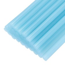 Mini Hot Glue Sticks for Glue Gun 4-inch x 0.28-inch Luminous Blue 30Pcs 0.34 per stick