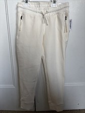 Old Navy Cream Color Dynamic Fleece Joggers, Youth Size Small 6/7