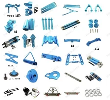 Blue aluminum metal Upgrade parts Fit For 1/10 AXIAL SCX10 ELECTRIC 4WD Rc Car