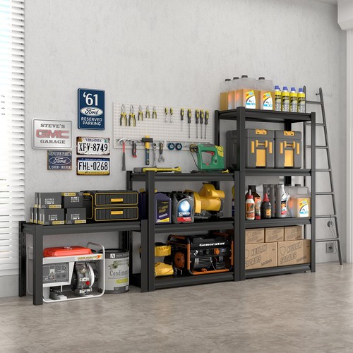 55''H Heavy Duty Shelving,Garage Storage Shelves for Storage,4 Tier Metal She... - Picture 7 of 8
