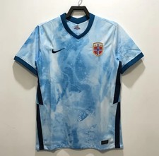 Norway Away Soccer Jersey 2020/21 Blue Men's Retro Football Shirt