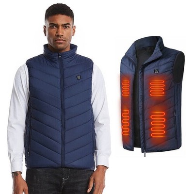 Unisex USB Beheizbare Heizjacke Heizweste Beheizte Körper Winter Wärmeweste Vest
