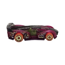 2025 Hot Wheels Electrack - Clear Black/Magenta - STUNT TRACKS - Loose