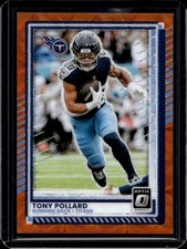 2025 Panini Donruss Optic Tony Pollard Orange Scope Prizm #/79 Titans