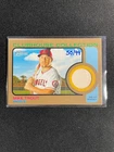 2022 Topps Heritage MIKE TROUT Clubhouse Collection Relic Card Gold #'d 50/99