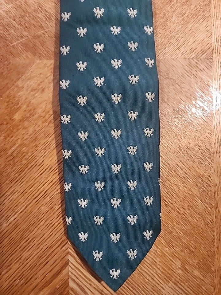 Corbata para hombre Hickok by Le-Bils abstracta águila poliéster hecha en EE. UU. Foto 2 de 4
