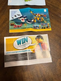 Lot of 6 Lego Instruction Manuals: 3 in 1 Lego Creators