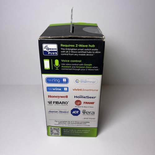 Enbrighten ZW4009 In-Wall Z-Wave Plus Smart Switch SimpleWire Light Almond - Picture 3 of 5