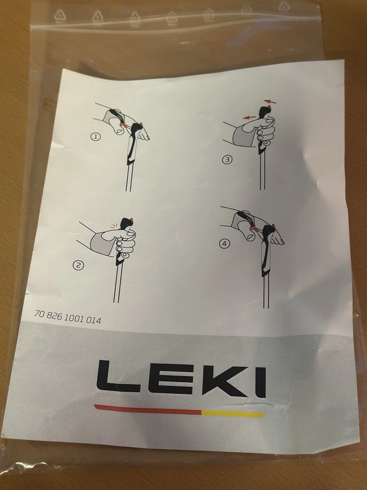 Leki Trigger 1 V2 Schlaufe S - M - L oder M - L - XL für Nordic Walking Stöcke - Bild 2 von 3