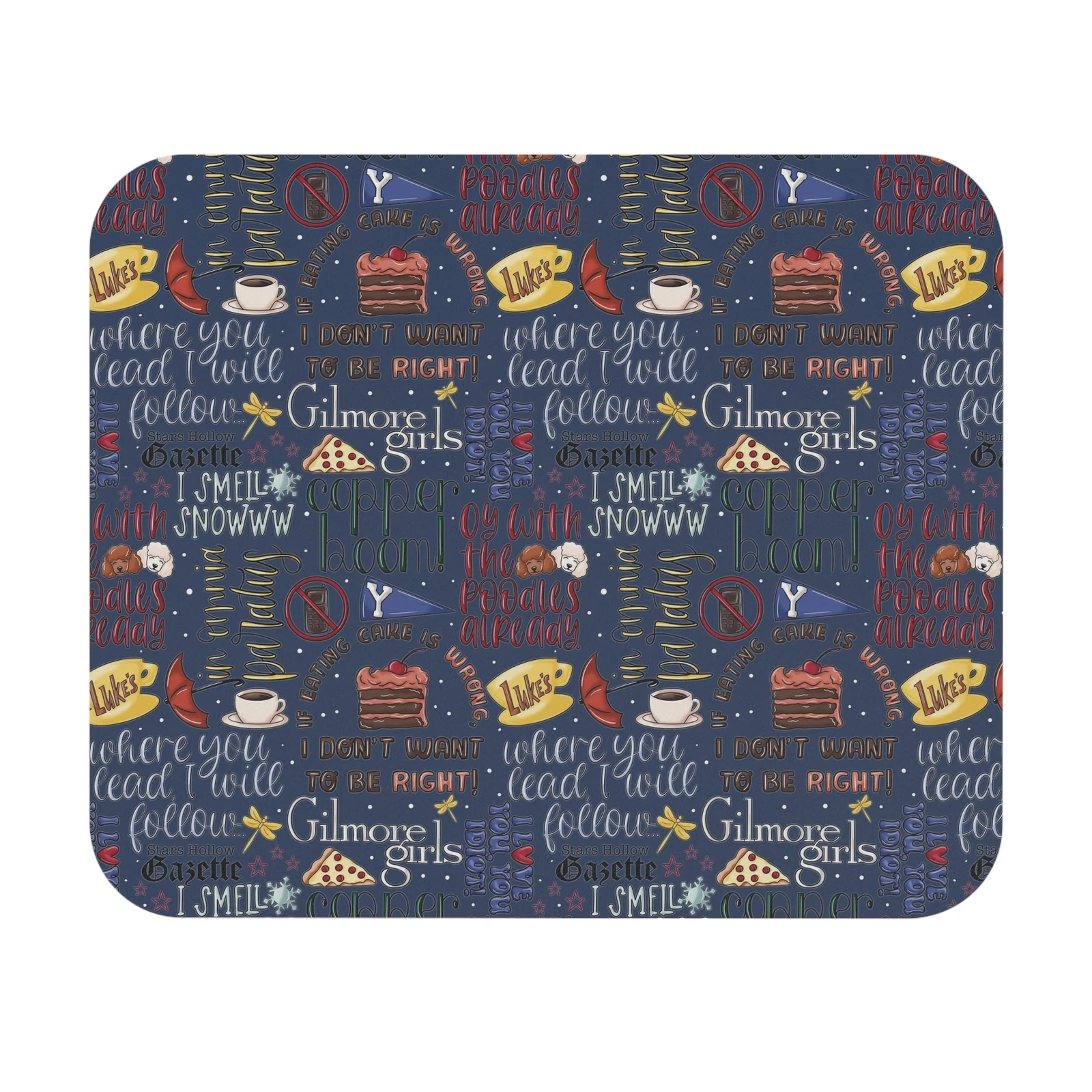 Gilmore Girls Mouse Pad for Office and Workspace Decor