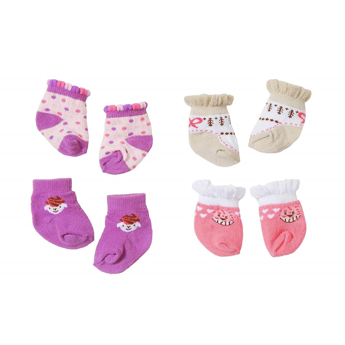 Zapf Creation 700860 Calcetines Baby Annabell 43cm, 2 pares
