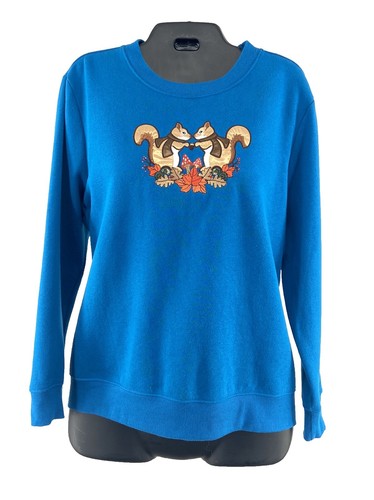 Vintage Nature Sweatshirt Sz L Basic Editions Tag 90s | eBay