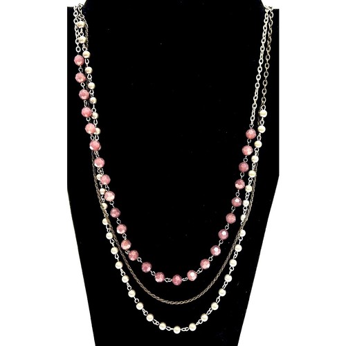 Louise Manna Jewel Corset Silk Thread Necklace | eBay display picture 1