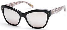 NWT Guess Marciano Sunglasses GM 741 05G Black / Brown Mirror 56 mm GM0741 NIB