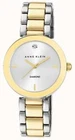Anne Klein Women Two Tone Bracelet Silver Dial Watch Wrist