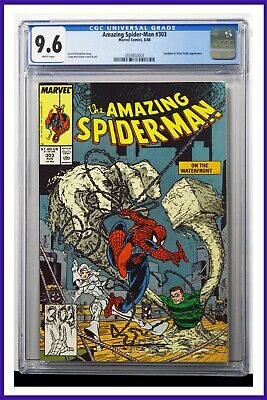 Amazing Spider-Man #303 CGC Graded 9.6 Marvel August 1988 White Pages Comic  Book | eBay
