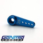Go Nitro Hobbies 25T Small Aluminum One Way Servo Arm Blue Hitec