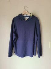 All in Motion  Men's Textured Knit Hoodie - Blue Size M