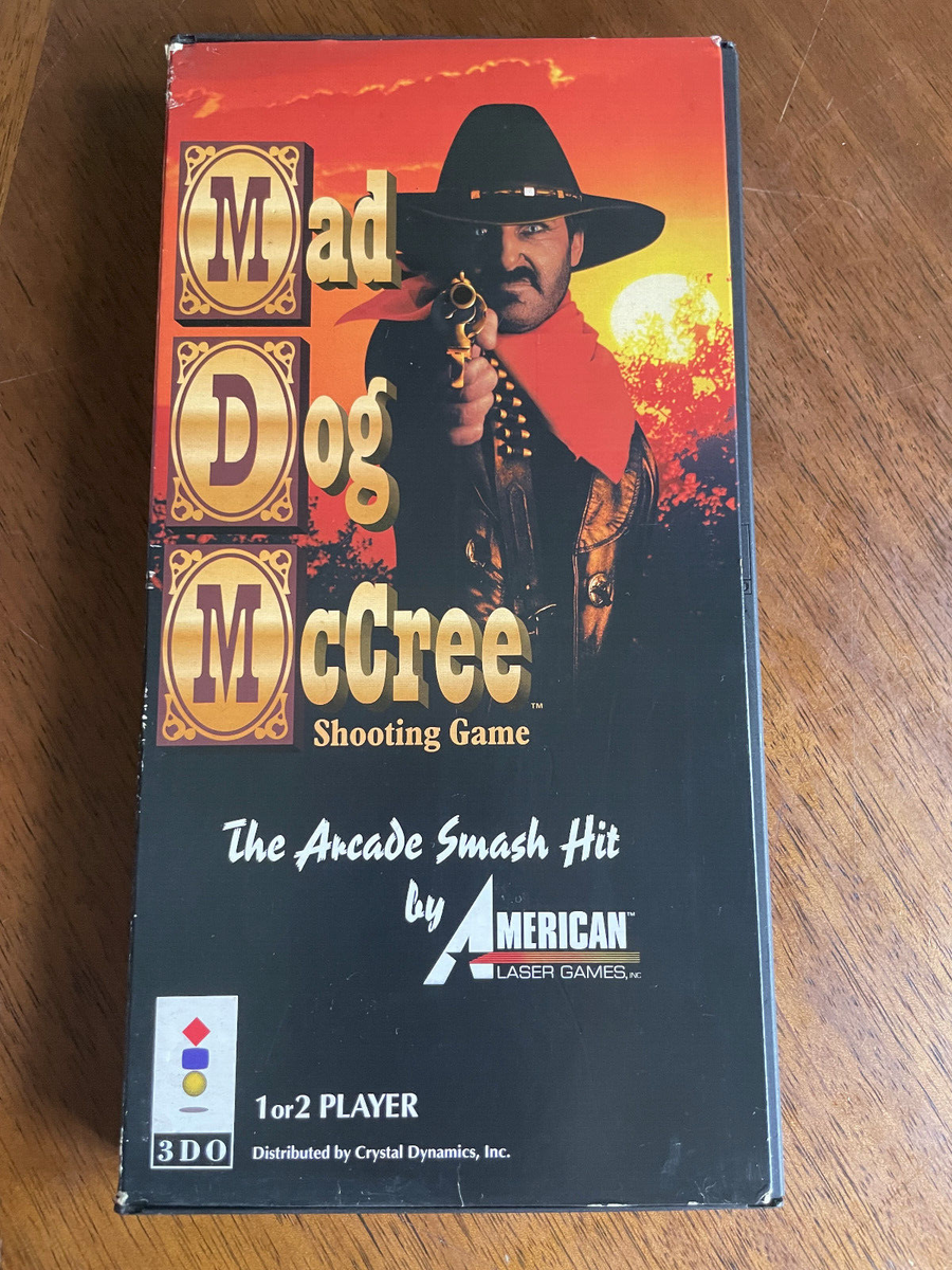 Mad Dog McCree Shooting Game (3DO) - Complete in Long Box! CIB 3D0