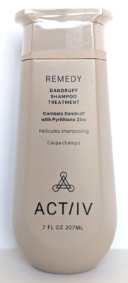 Actiiv Remedy Dandruff Shampoo Treatment, 7 fl oz, Color Safe w/ Pyrithione Zinc