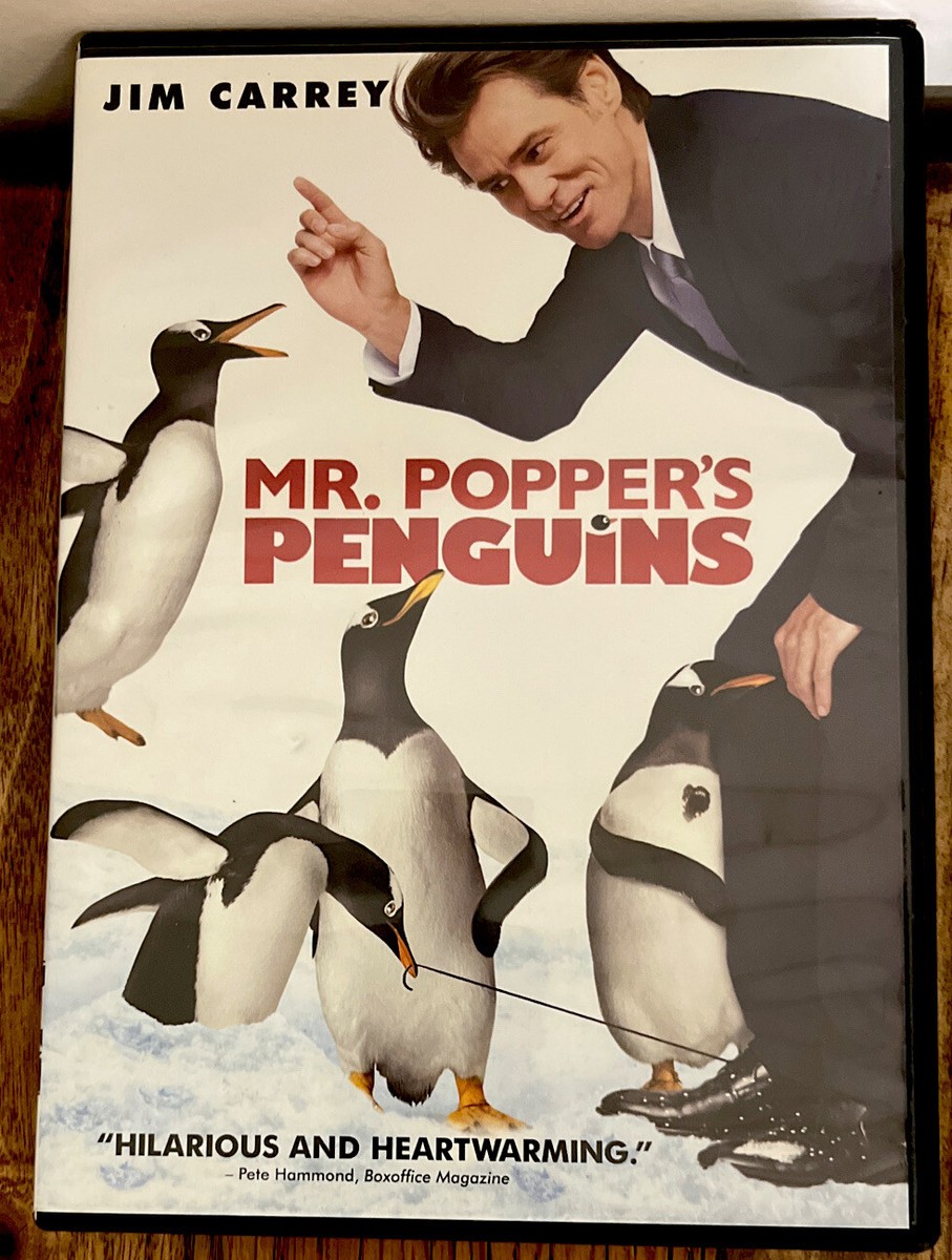 Jim Carrey Popper's Penguins DVD Movie