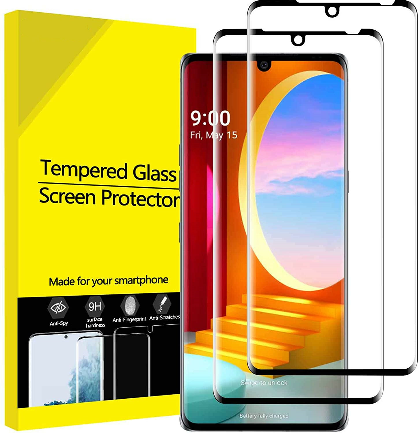 [4Pack] Screen Protector For LG Velvet /Velvet 5G UW 9H Hardness
