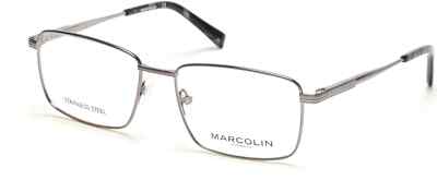 Marcolin MA3028 008 Gunmetal Metal Optical Eyeglasses Frame 54-17-145 MA 3028 RX