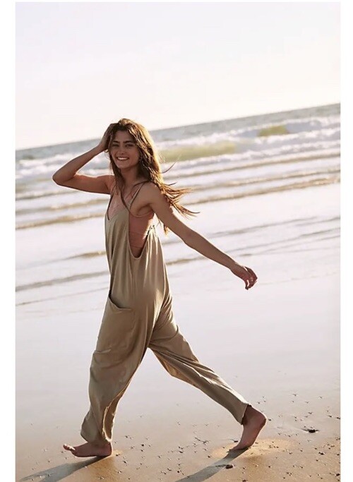 Комбинезон Free People Hot Shot Комбинезон из ламинарии M