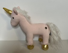 FAO Schwarz Pink Unicorn With Toule Bows Petit Bon