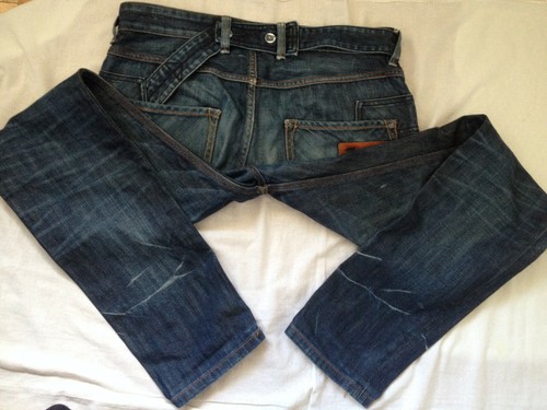 BLUE BLOOD MEN'S DENIM SLIM STRAIGHT THIRTY ONE 31 X 33 - Picture 8 of 12