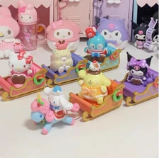 TOPTOY Sanrio Family Winter Sled Team Series Confirmed Blind Box Figure Toy ！