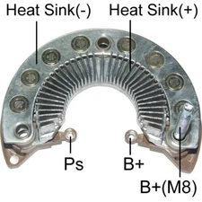 Rectifier 135mm OD M8 Battery Post *16-50A Avalanche Diodes   RM-200 Regitar USA