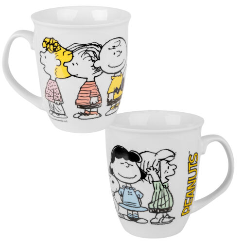 The Peanuts Family Snoopy Tasse Kaffeetasse Kaffeebecher Weiß aus Keramik 280ml - Bild 1 von 3