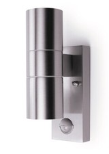 LED Up Down PIR Motion Sensor Wall Mounted Indoor Outdoor Garden Light GU10 Bulb