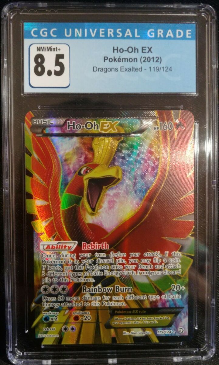 Ho-oh EX 119/124 Pokemon 2012 Full Art Dragons Exalted