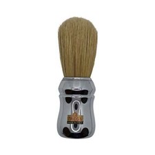 Chrome Plastic Boar Shaving Brush 10048 - by Omega Used 