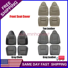 For 2001 Ford F250 F350 XLT Driver / Passenger Side Bottom / Top Seat Cover