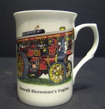 1 Mug BURREL SHOWMAN?S STEAM ENGINE fine bone china mug cup beaker