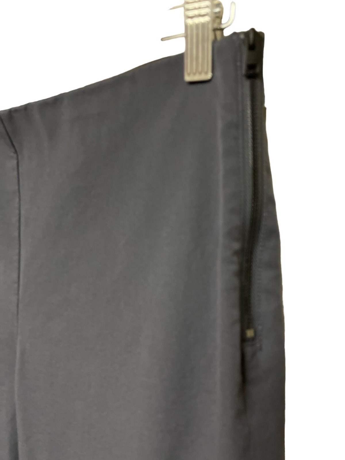 Everlane Side Zip Stretch Cotton Pants Grey Women… - image 2