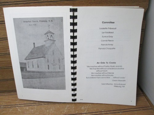 Pittsburg NH Sesquicentennial Cookbook 1840-1990 New Hampshire - Picture 7 of 10