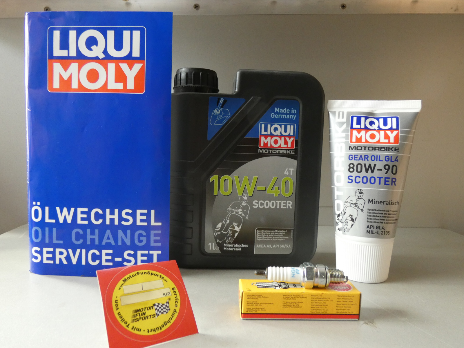 Maintenance Set KSR Moto Zion 150 Inspection Spark Plug Oil Service
