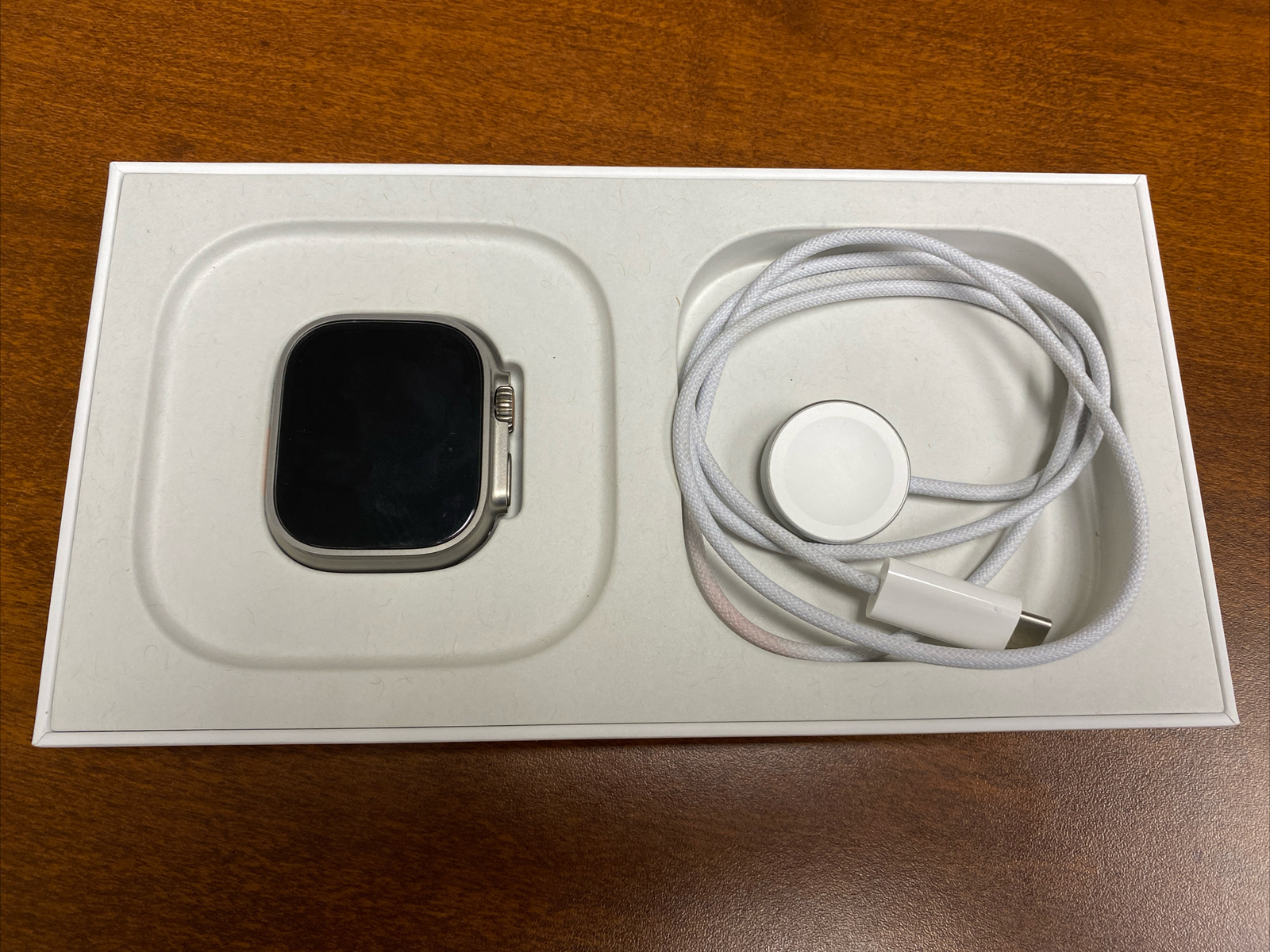 Mint Apple Watch Ultra 2 49mm Titanium Blue Alpine Loop Med GPS