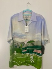 Peck & Snyder Tennis Design Newport Shirt Size: XL Very Unique, 100% Viscose NWT