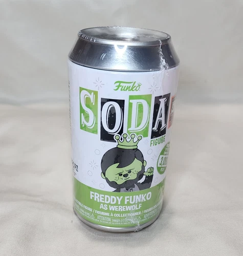 Funko Vinyl SODA Freddy Funko as Werewolf (Green) (Heavy Metal Halloween 2023)
