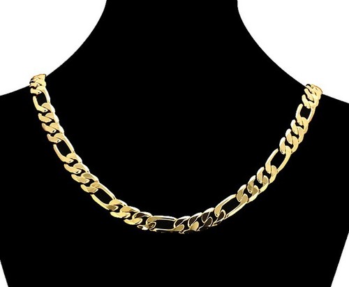 Luxus Halskette Jesus Kreuz Anhänger Zirkonia 585er Gold 14K