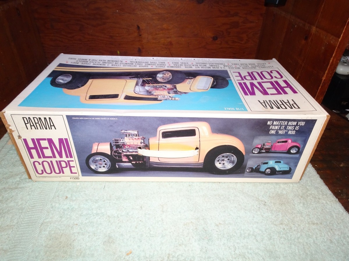 RARE Vintage Parma 1/10 HEMI Coupe R/C Model Kit #15080 RARE Vintage Parma 1/10 HEMI Coupe R/C Model Kit #15080