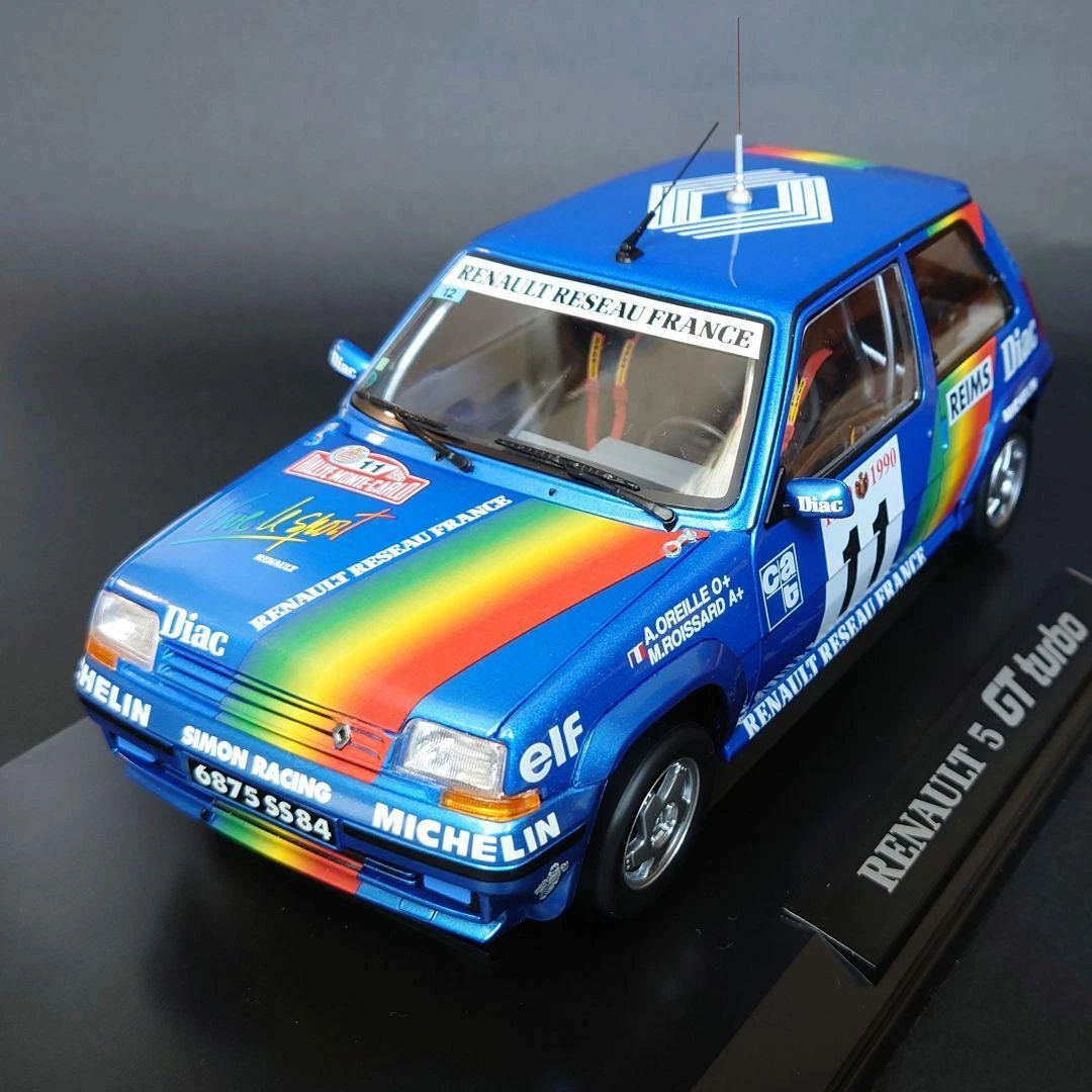 NOREV 1/18 RENAULT 5 GT Turbo Monte Carlo 1990