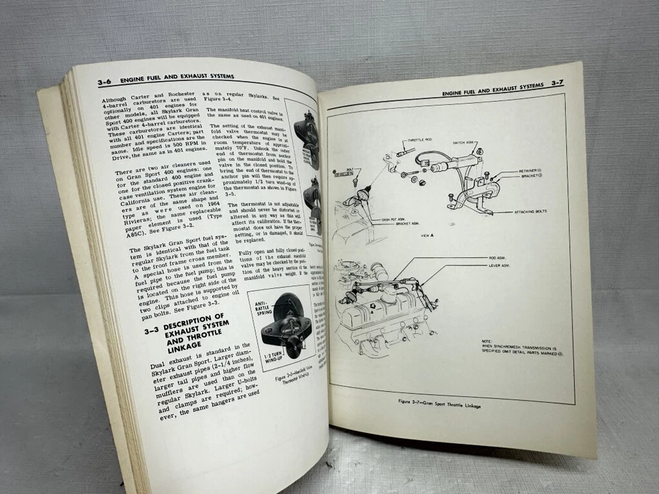 1965 Buick Skylark Gran Sport Original OEM Shop / Service Manual - Imagem 4 de 4