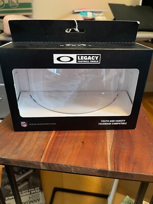 Oakley Legacy Football Shield Clear Youth/Varsity Compatible Prizm Lens 2023